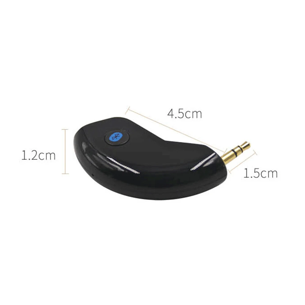 Bluetooth, беспроводное аудиоустройство приемник автомобиля Handsfree 3,5 мм AUX стерео музыкальный адаптер приемник