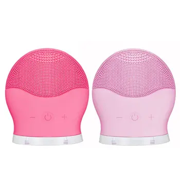 

USB Charging Silicone Cleansing Instrument Ultrasonic Vibration Massager Face Washer Facial Pore Cleaner