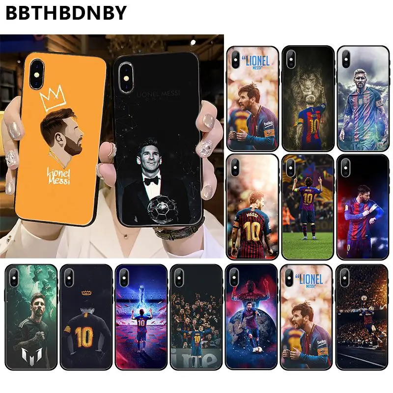 

For iphone6 Messi Pattern TPU Soft Phone Etui for iPhone 11 pro XS MAX 8 7 6 6S Plus X 5 5S SE XR case
