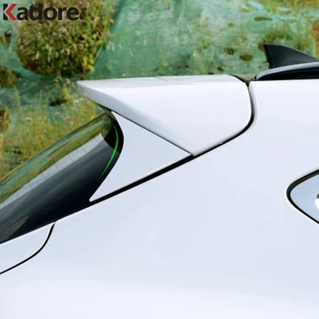 

For Hyundai Tucson 2015 2016 2017 2018 2019 2020 Chrome Rear Window Cover Trim Car Tail Trunk Triangle Sticker