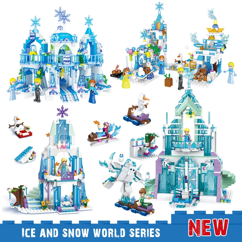 

Good Friends Princess Series Building Blocks Princess Ice and snow castle Assemble Toys Kids Girls Toys Compatible With Lepining