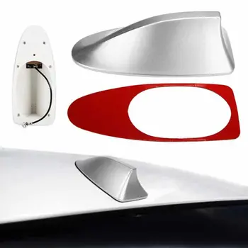 

Roof Car antenna FM/AM Decorate Silver ABS For General Motors Universal Auto Shark Fin