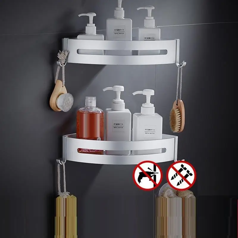 Etagere фен для волос Estanteria Banyo Aksesuarlari Estante Prateleira De Parede полки Аксессуары для ванной комнаты - Цвет: Version T