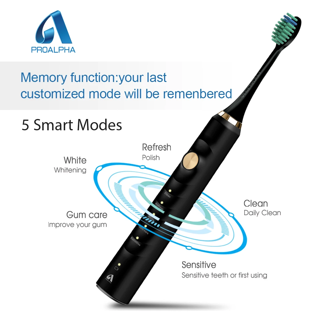 Proalpha Upgrade Electric Toothbrush heads Ultrasonic Toothbrushes with Sonic Replacement Tooth Brush Cepillo Dental Oral Hygien Proalpha Upgrade Electric Toothbrush heads Ultrasonic Toothbrushes with Sonic Replacement Tooth Brush Cepillo Dental Oral Hygien