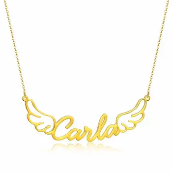 

Custom Name Necklace Pendants Stainless Steel Chain Nameplate Choker Necklaces For Women Personalized Jewelry Bridesmaid Gifts