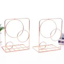 2 шт круглые металлические настольные концы для книг подставка держатель Полка Bookrack L41E