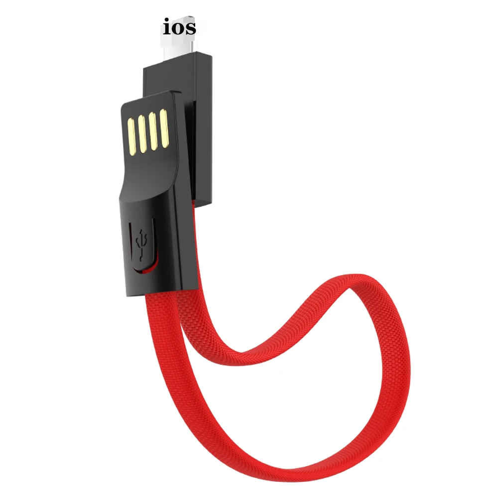 Брелок USB кабель для samsung S9 S8 Plus Mini кожа type C кабели телефонов 2A Быстрая зарядка