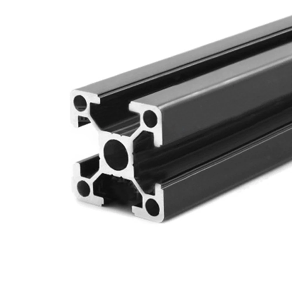 4pcs/lot Black 2020 Tslot European Standard Anodized Aluminum Profile
