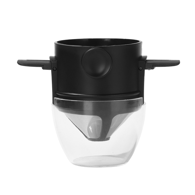 Filter Portable Stainless Steel Foldable Drip Coffee Tea Holder Easy Clean Reusable Paperless Pour Over Coffee Dripper