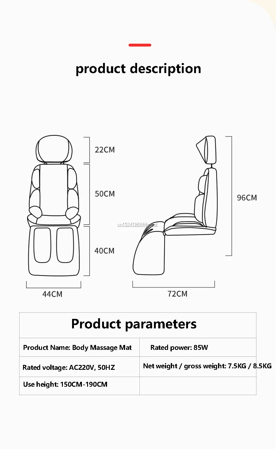 Электрический массажер для шеи, поясницы, спины, плеч, многофункциональный Вибрационный массажер для тела, разминающее кресло, подушка для дома 220 В