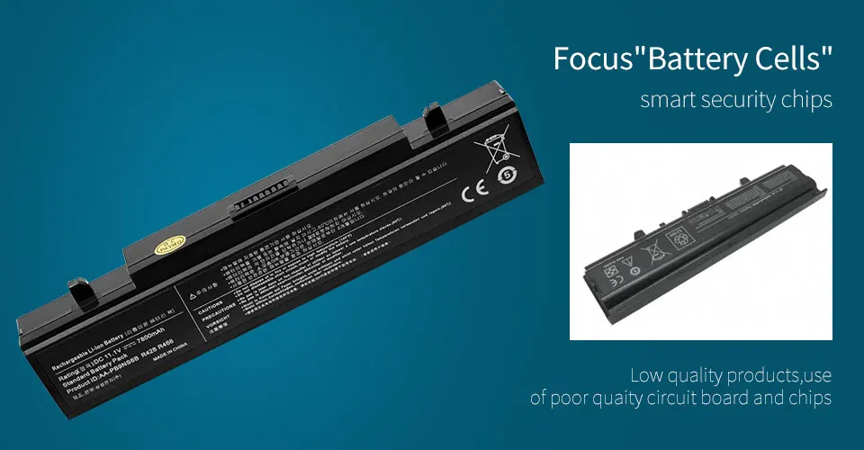 6600 мА/ч, Батарея R428 для samsung AA-PB9NC5B AA-PB9NC6B AA-PB9NS6B AA-PL9NC2B aa pb9nc6b NP-R428 NP-R429 NP-R430 NP-R438 NP-R439
