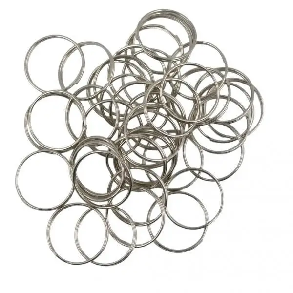

Lots 100 Double Loop Metal Split Open Jump Rings Connector Findings 25mm