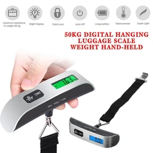 PINTUDY 50 кг цифровые мини подвесные багажные весы вес Ручной Электронный Дорожный чемодан точные карманные весы Новые