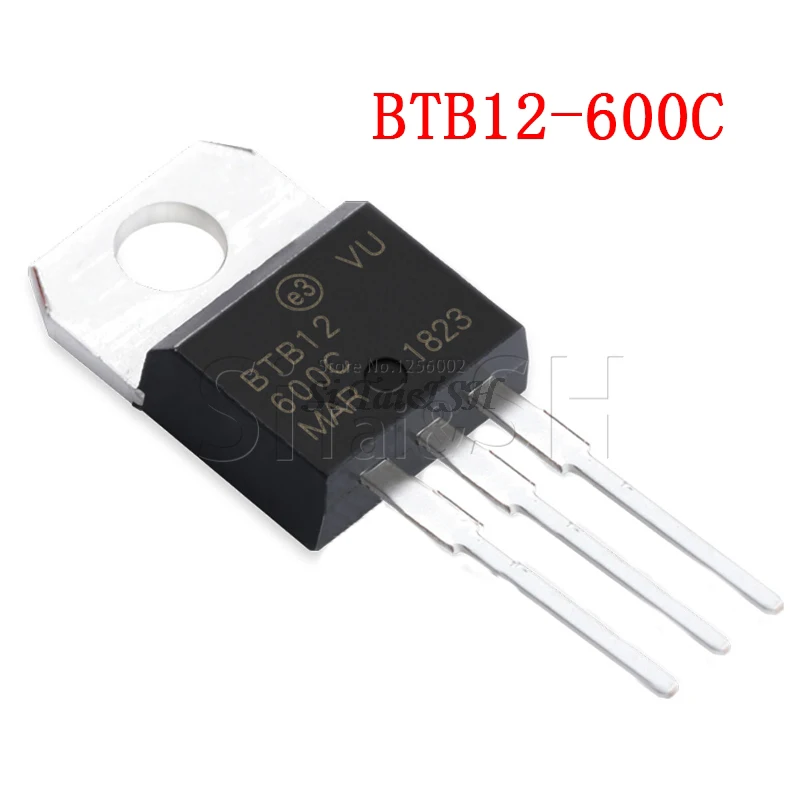 5 шт. BTB12-600C TO220 BTB12-600 BTB12 12-600C симисторов 12 ампер 600 Вольт-220 новый оригинальный |