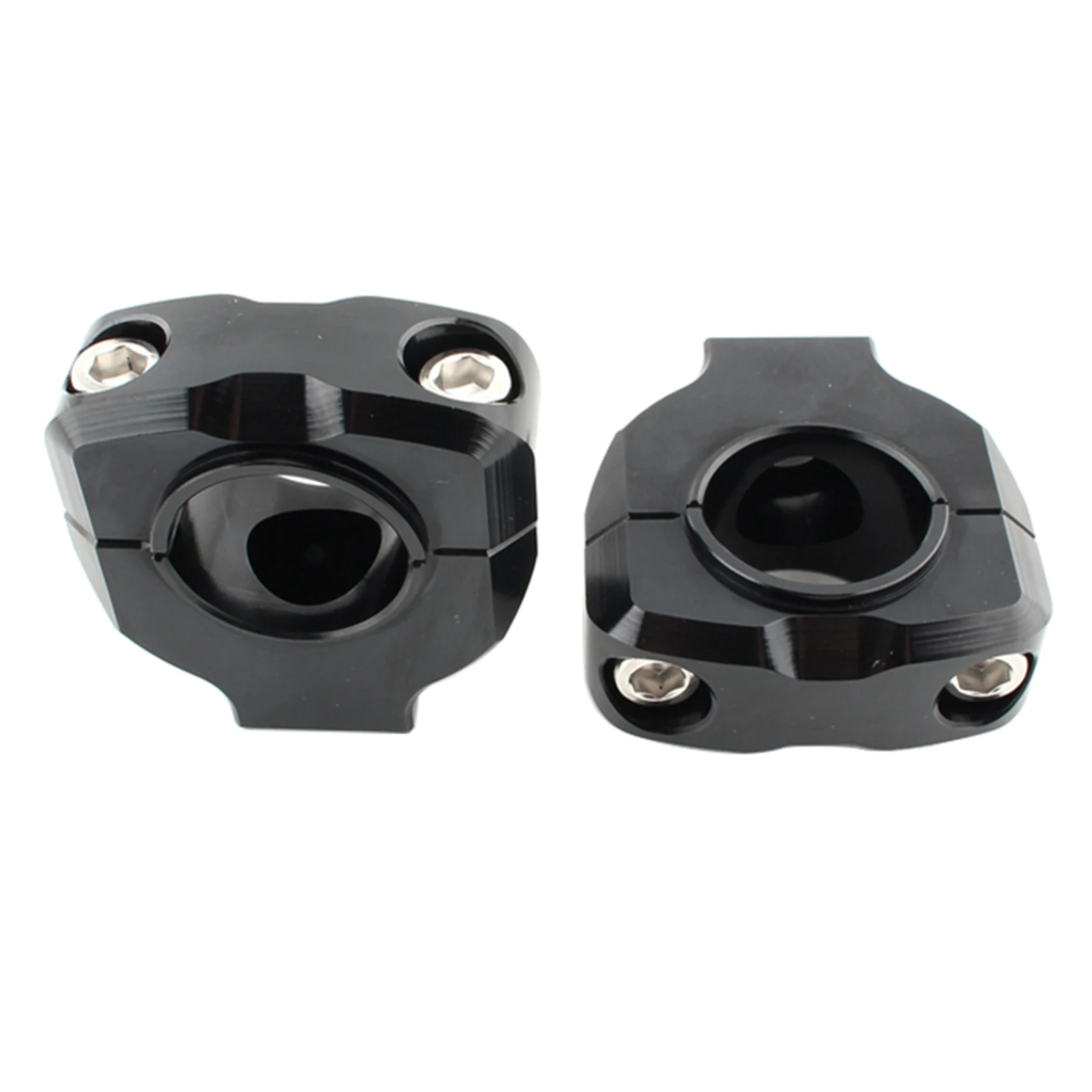 1 Pair Universal Aluminum Alloy 28mm Handle Bar Riser Clamp Monut Bar Riser