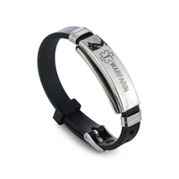 Stainless Steel Engravable Medical Alert Id Bracelets 4