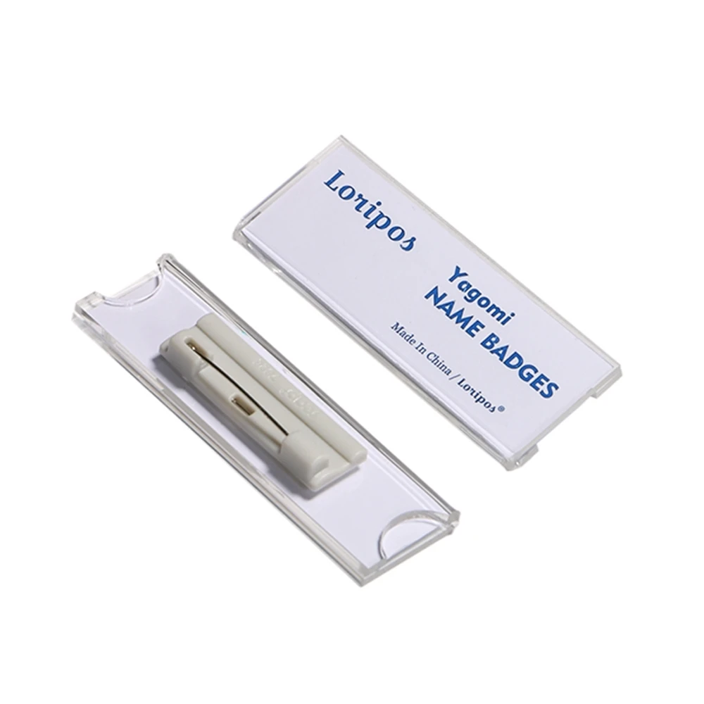Pin on Acrylic Holder For Id Card Identification Name Plate Id Card Tag