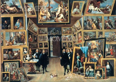 mini paper puzzle Archduke Leopold Willem в его художественной галерее в конструкторском бумажном пазле, 1000 деталей, головоломка для взрослых и подростков, детские головоломки, игрушки - Цвет: mini paper puzzle
