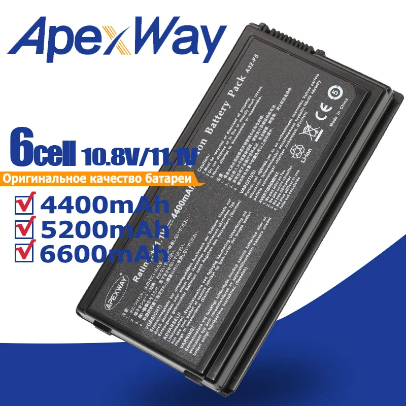 Аккумулятор для ноутбука Asus F5 F5C F5GL F5M F5N F5R F5RI F5SL F5Sr F5V F5VI F5VL F5Z X50 X50C X50M X50N X50RL X50SL|laptop