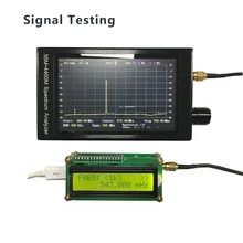 4.3 Polegada 35m-4400m handheld simples analisador de espectro tela lcd profissional analisador de espectro medição de sinal interfone