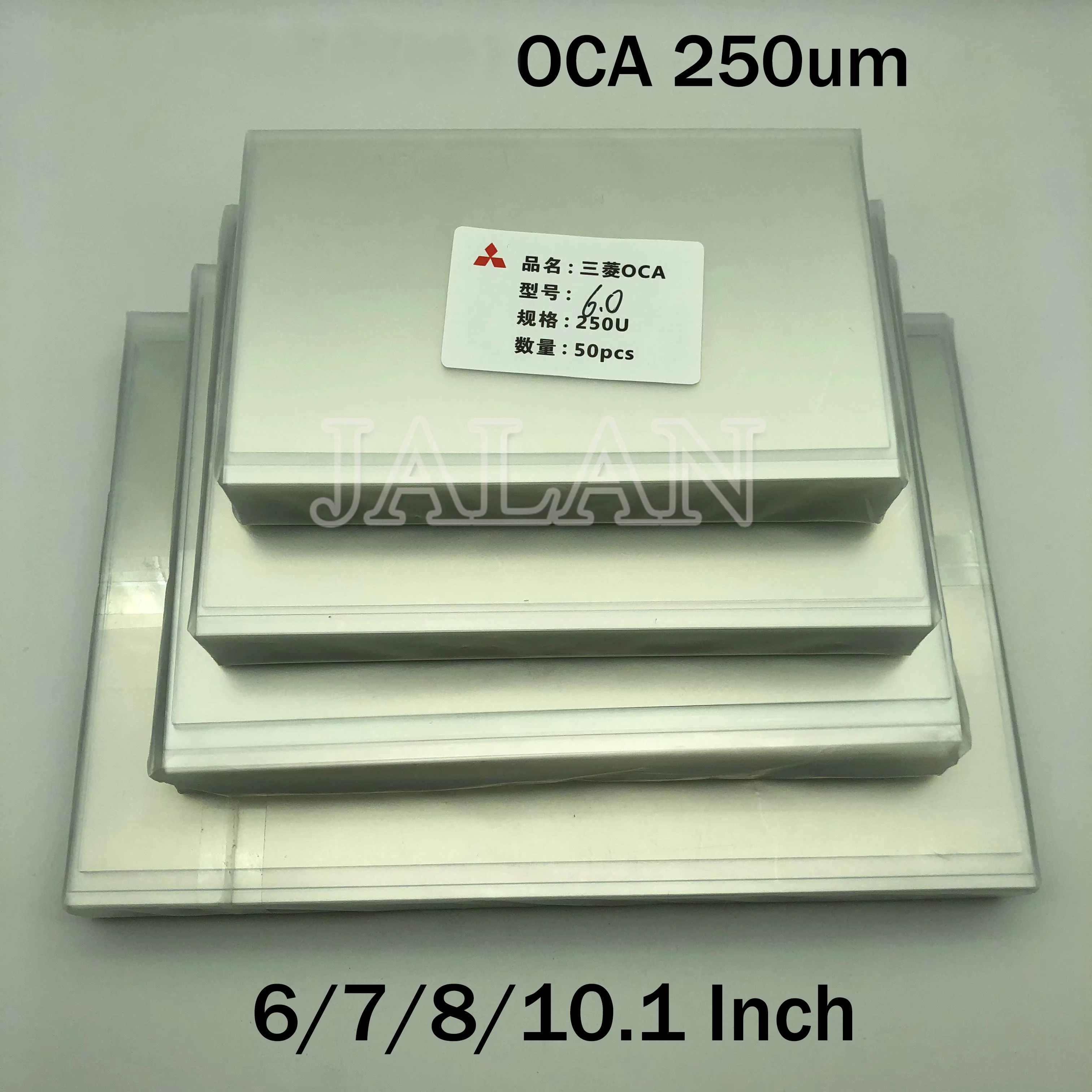 250um OCA стикер на клейкой основе для коврик для телефона iPhone 6/7/8/10,1 дюймовый экран для производства бумажных ламинатов запасные части для Mitsubishi oca оптическая прозрачная пленка