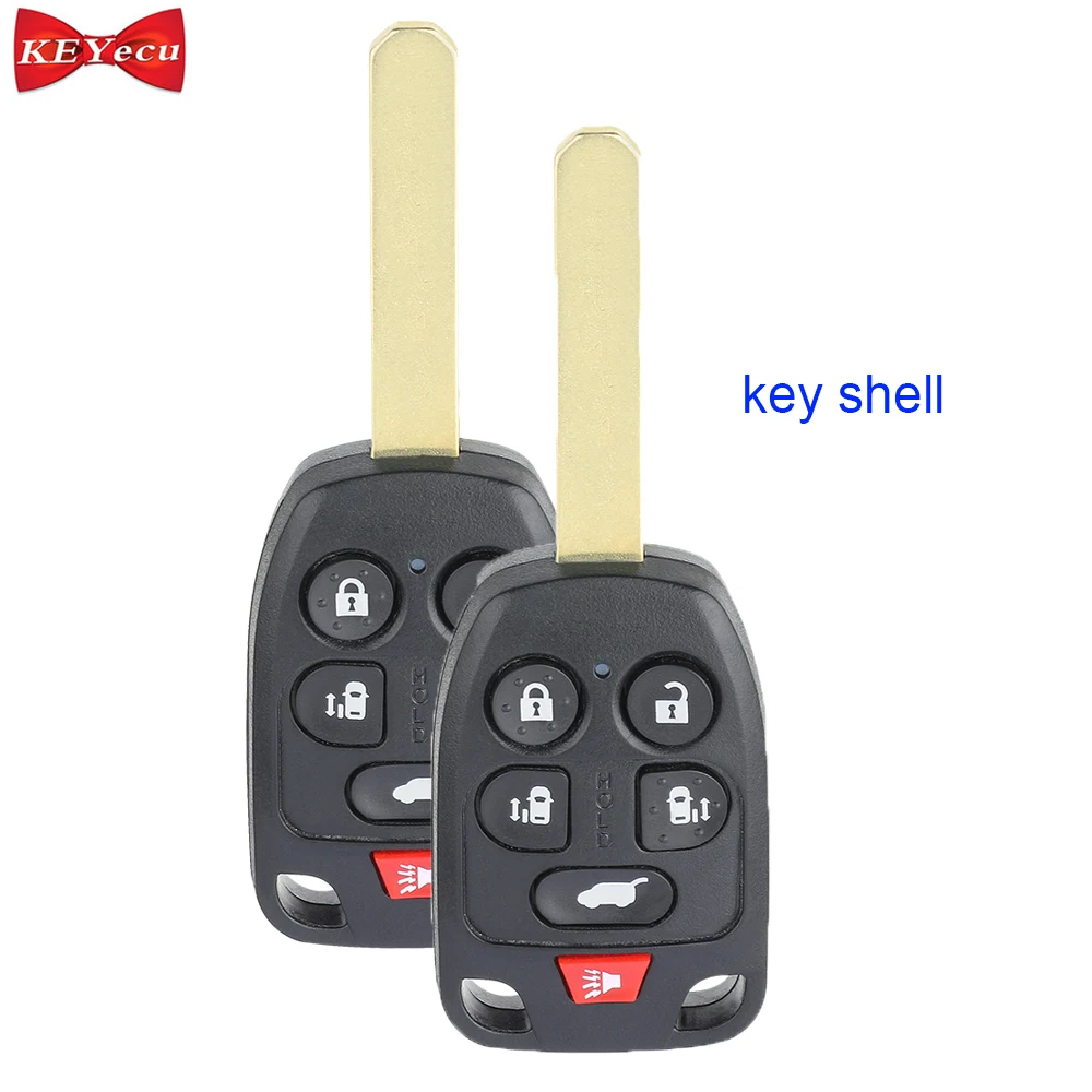 KEYECU 2 шт./10 шт для Honda Odyssey 2011 2012 2013 2014 Пульт дистанционного ключа оболочки чехол