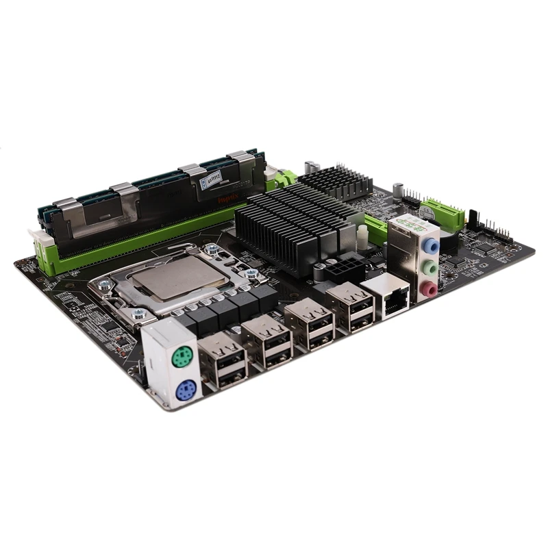 X58 Материнская плата с CPU Xeon X5650 8G(2x4G) REG ECC карта памяти|Материнские платы| |