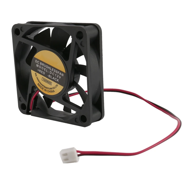 Noblik 12V 2Pins Cooling Fan 60mm x 15mm for PC Computer Case CPU Cooler Noblik 12V 2Pins Cooling Fan 60mm x 15mm for PC Computer Case CPU Cooler