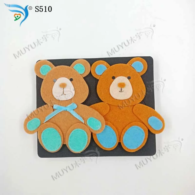 Милый медведь новая деревянная форма вырубки для скрапбукинга Thickness-15.8mm S510