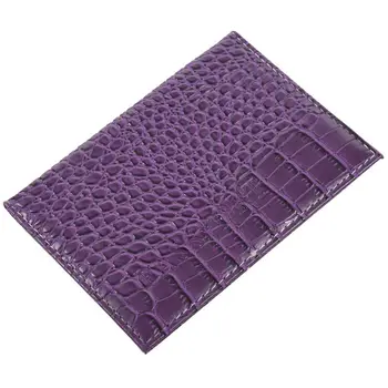 

PU Leather Protective Cover Travel Case Protective Case passport holder, purple