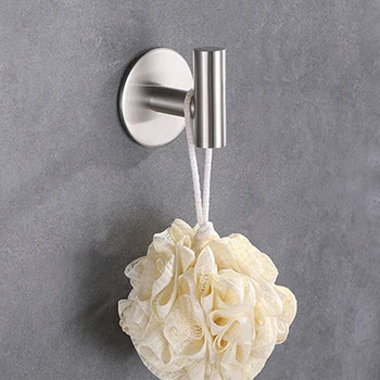 

Wall Hook Towel Hook For Bathroom Stainless Steel Hook Rustproof Hook Hanger For Kitchen Hardware Bathroom Rack Hooks Hardware