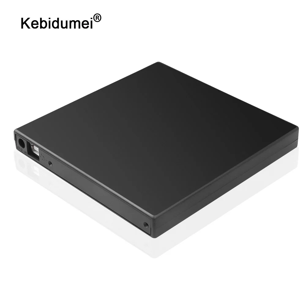 Kebidumei 12 7 мм USB 2 0 SATA Внешний привод DVD CD Rom IDE чехол коробка оптовая продажа для