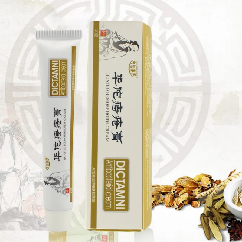 Hemorrhoids Ointment Plant Herbal Hemorrhoids Cream Internal Hemorrhoids Piles External Anal Fissure China Medicine HuaTuo Care