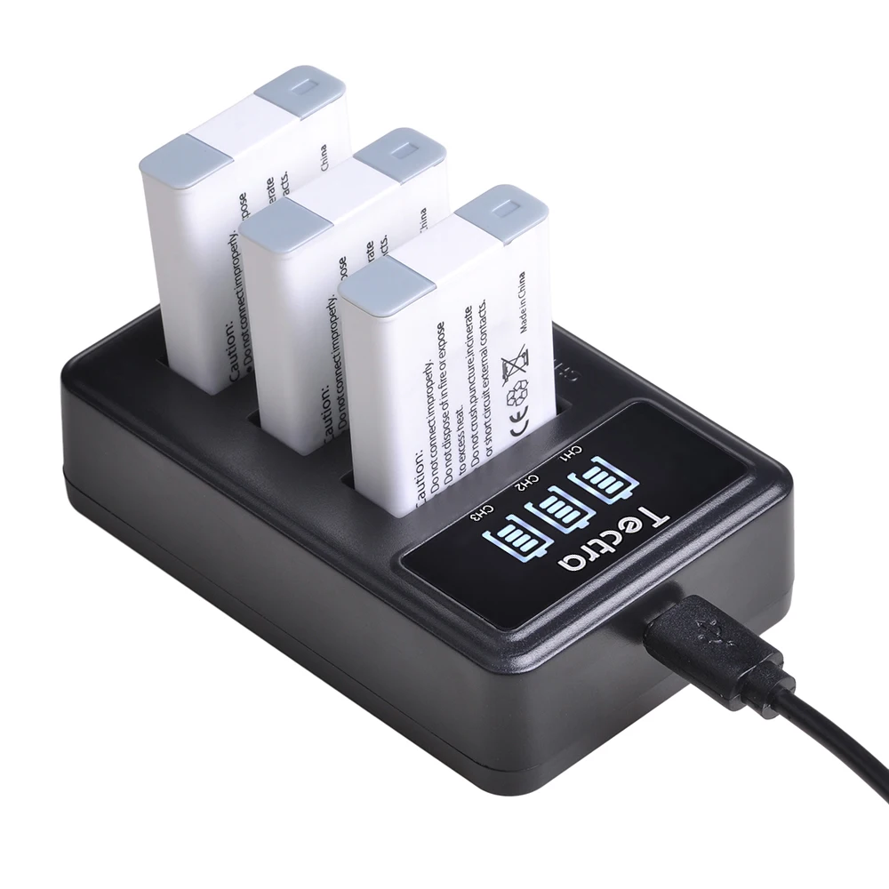 3 шт. NB-13L NB13L 1250 мАч батарея камеры+ светодиодный 3-портовый USB зарядное устройство для Canon G5X G7X G9X G7 X Mark II SX720 HS камеры