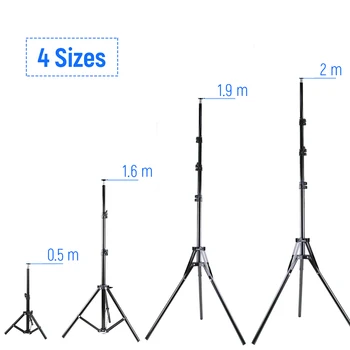 

1/4 Screw Head Tripod Universal Aluminum Selfie Stand Phone Holder Video Live Mount Digital Camera Photography Ring Light Tripod