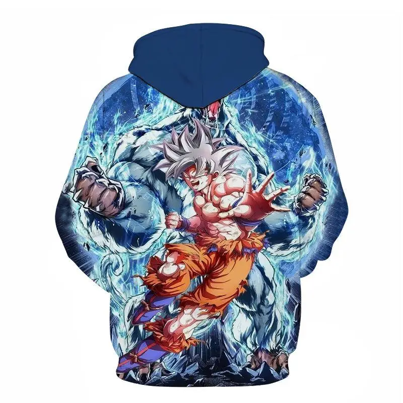 Dragon Ball Z Аниме 3D печать модная Толстовка Супер Saiyan крутая спортивная рубашка Гоку Вегета печать мультфильм Повседневная Толстовка