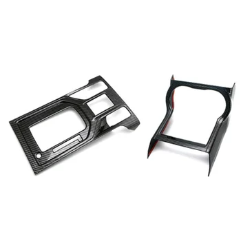 

for Subaru forester SK 2018 2019 Decorate Carbon Fiber Style Gear Shift Panel Center Console Cover Trim Water Cup Holder Cover