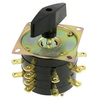 

380V 25A 18 Terminals Rotary Changeover Switch for Electric Welding Machine