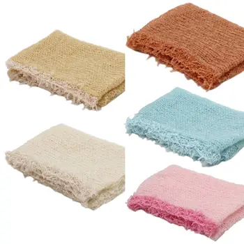 

Newborn Baby Photography Props Blanket Mohair Wrap Swaddling Backdrop Accessory