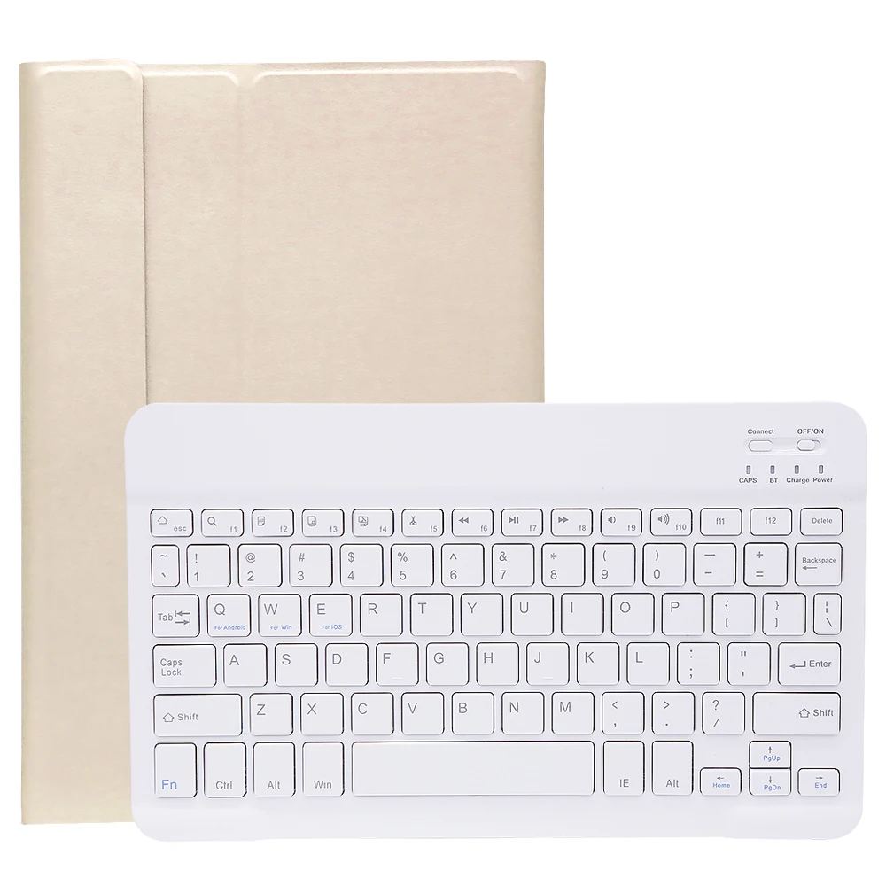 Беспроводная Bluetooth клавиатура чехол для планшета huawei Mediapad M6 10,8 из искусственной кожи флип-чехол подставка с беспроводной клавиатурой