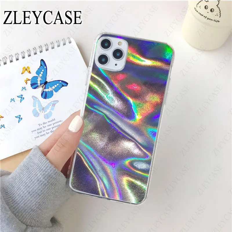 Glitter Iridescent Holographic Blue pink Color