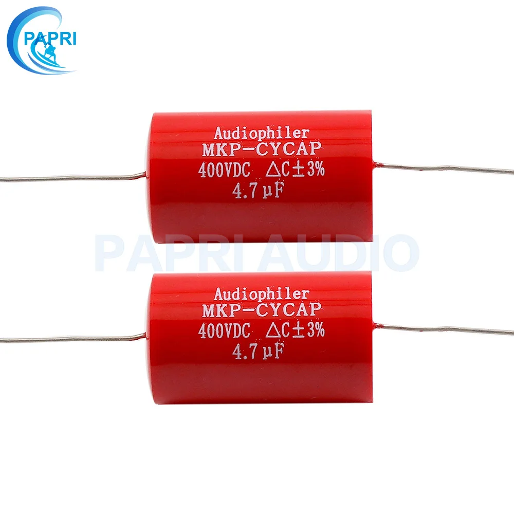 2 шт. Audiophiler Axial MKP 4 7 мкФ 400VDC HIFI DIY аудио класса полипропиленовый муфта конденсатор