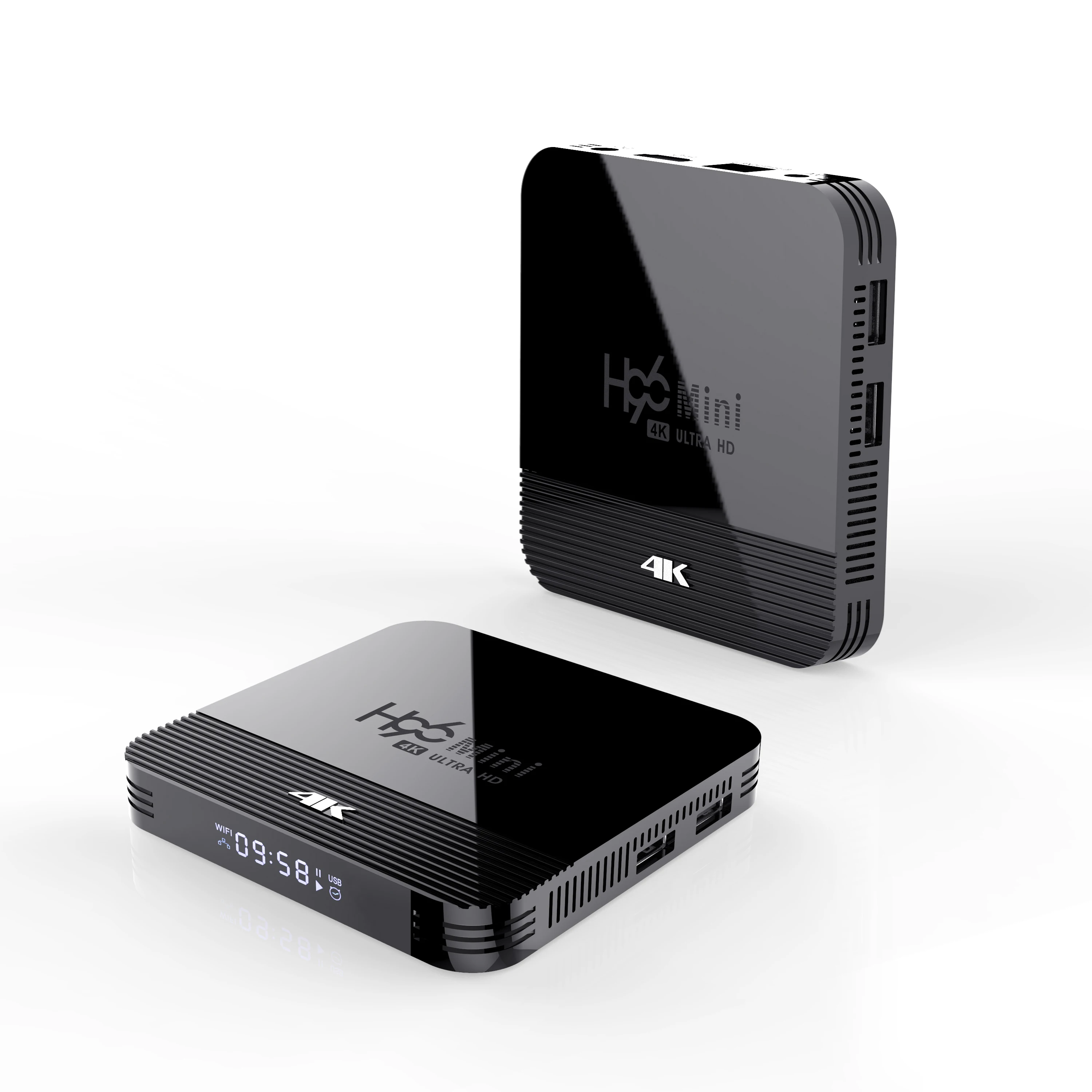 H96 4K HD ТВ приставка 1080P Android ТВ приставка RK3328A Android 9,0 Смарт приставка RK3328A четырехъядерный медиаплеер Поддержка 3D HDMI IP tv