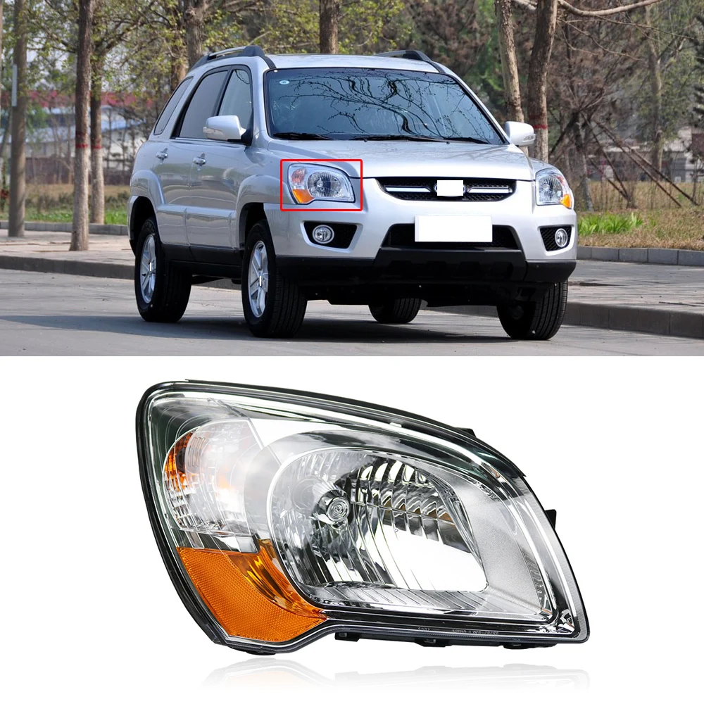 CAPQX для KIA SPORTAGE 2007-2012 спереди головной светильник налобный фонарь | Автомобили и