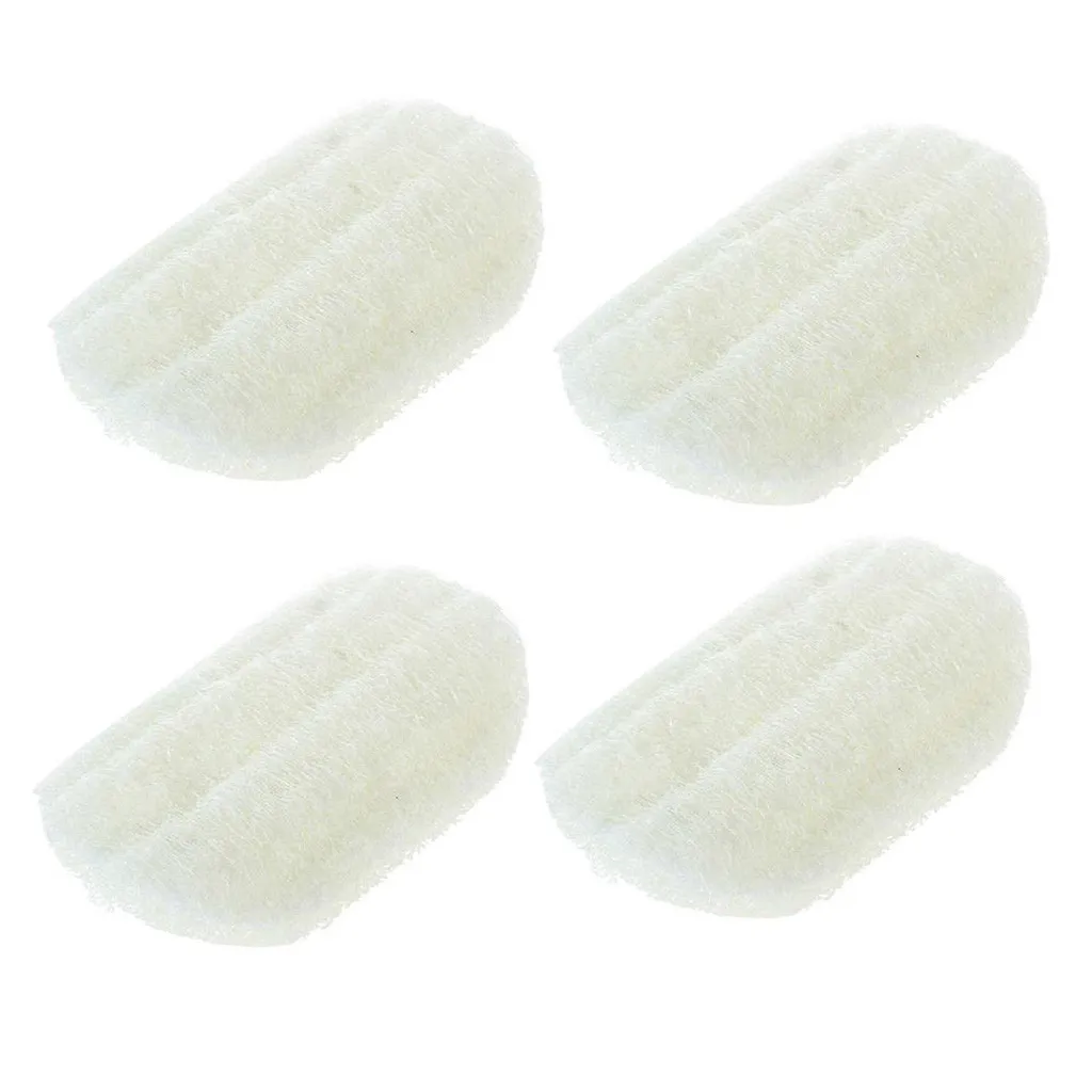4pcs Натуральная мочалка Luffa, щетка из сверхтонкого волокна, кухонная губка, мочалка, Чистящая салфетка, мочалка, Бытовые аксессуары - Цвет: 4pcs
