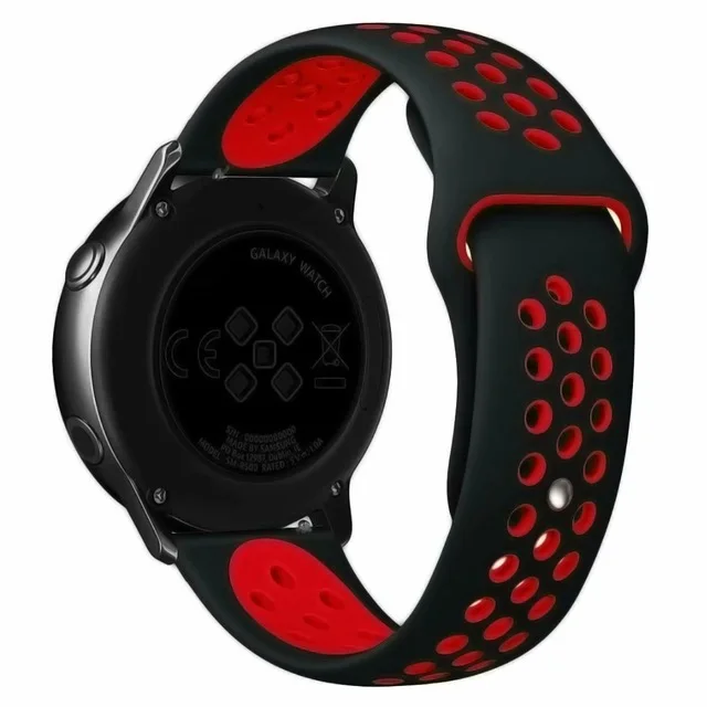 Мягкий спортивный силиконовый ремешок для samsung Galaxy Watch Active 2 40 мм 44 мм сменный ремешок браслет умный ремешок для часов - Цвет: 6
