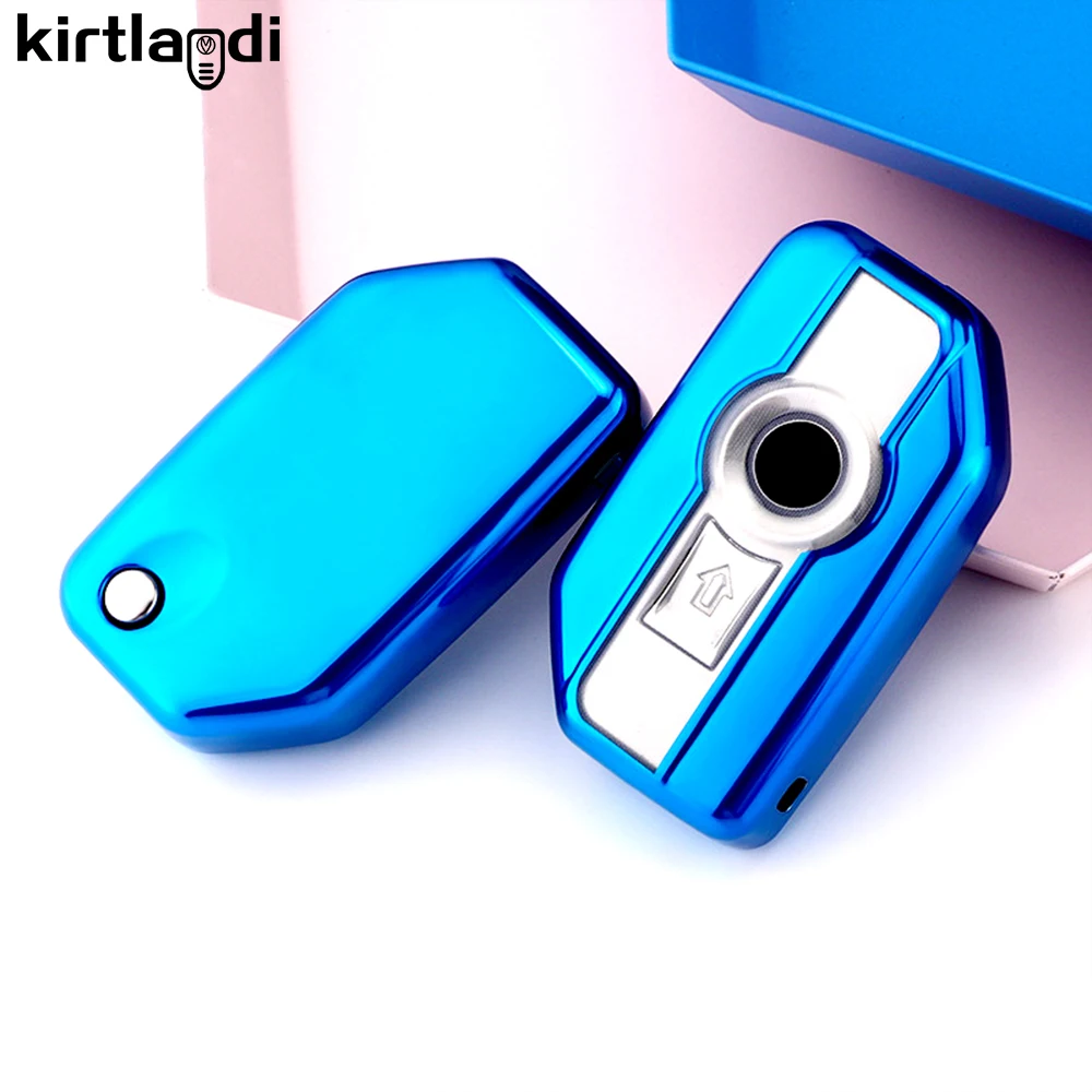 For Bmw Motorrad Keyless Key Cover Keycase Keychain Holder For Bmw