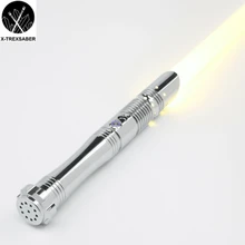 Sabre Laser de duel FOC Blaster, poignée en métal, 12 couleurs, 10 ensembles, polices de son, jouets, cadeau Cosplay, X TREX