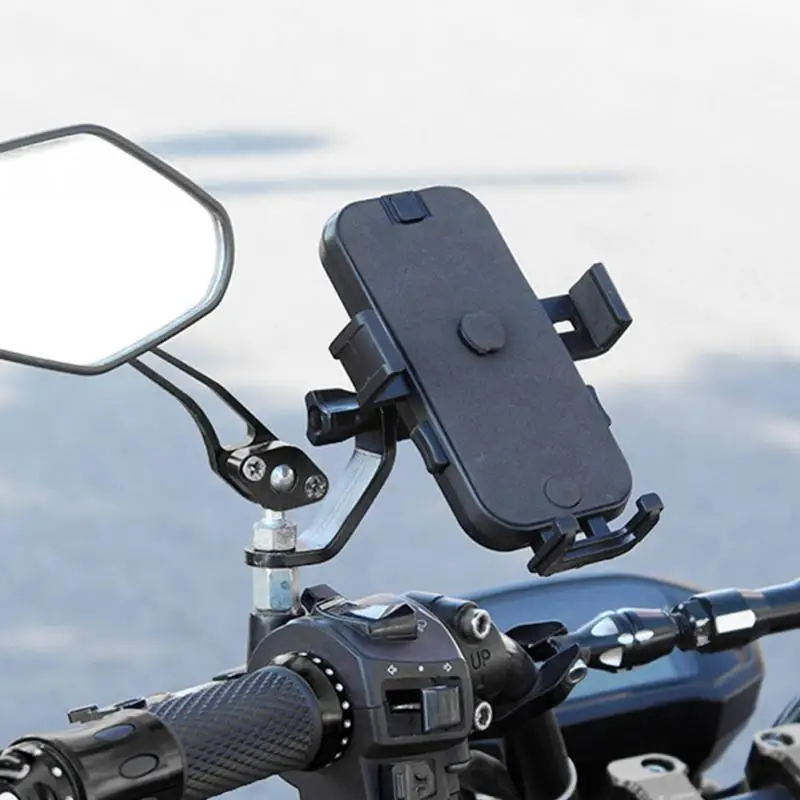 Bicycle Phone Holder GPS Stand Navigator Auto Lock Cycling Outdoor Phone Holder Bicycle Motorcycle Accessories