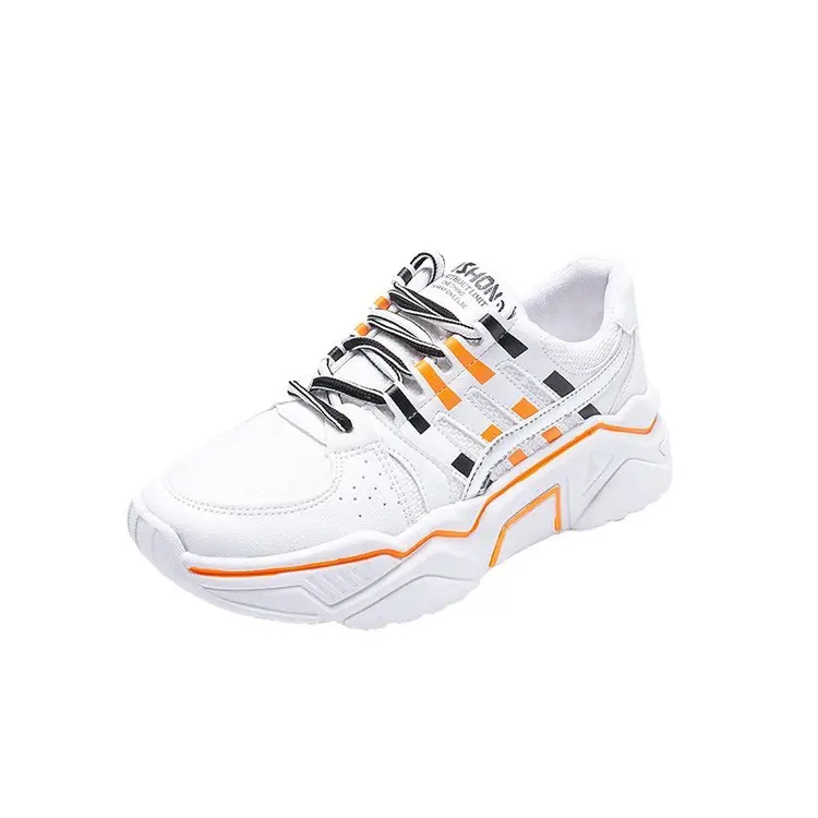 Women Fashion Sneakers Platform Sneakers Lace-up Ladies Brand Chunky Causal Shoes Woman Basket Sports Shoes Chaussure Femme